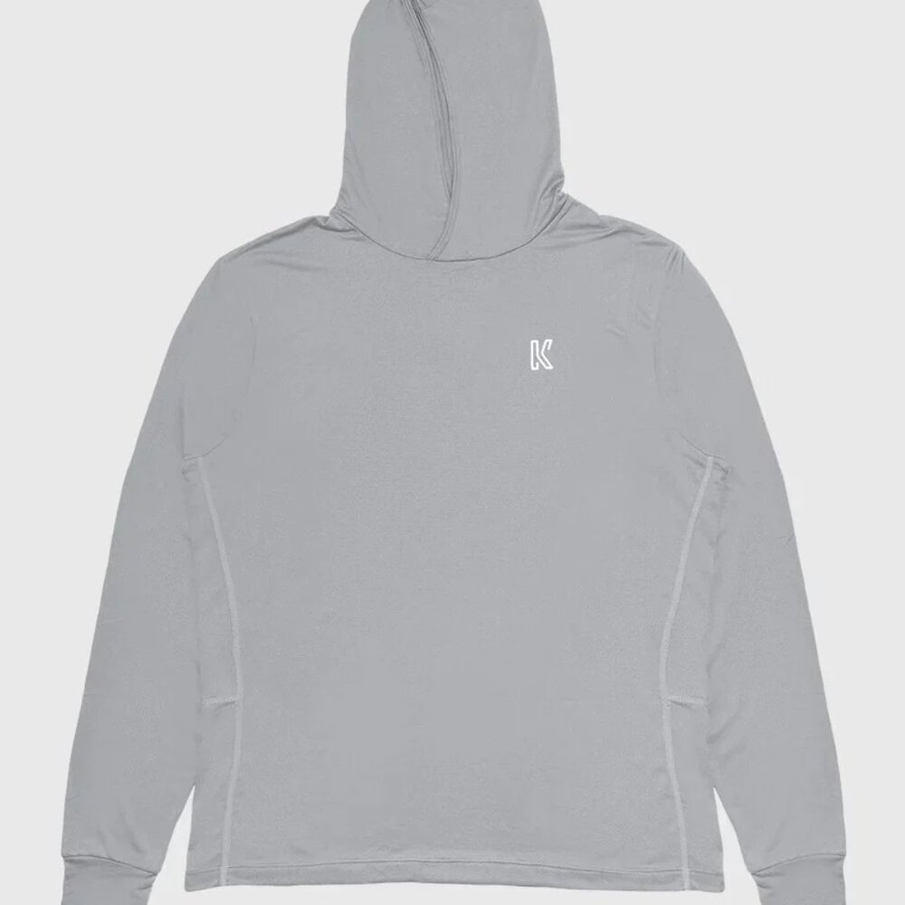 Koup Grey Performance Base Layer Long Sleeve Hood… - image 1